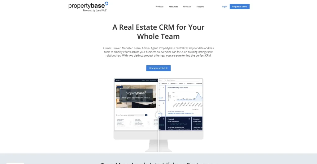 Propertybase is an efficient CRM solution for real estate brokers